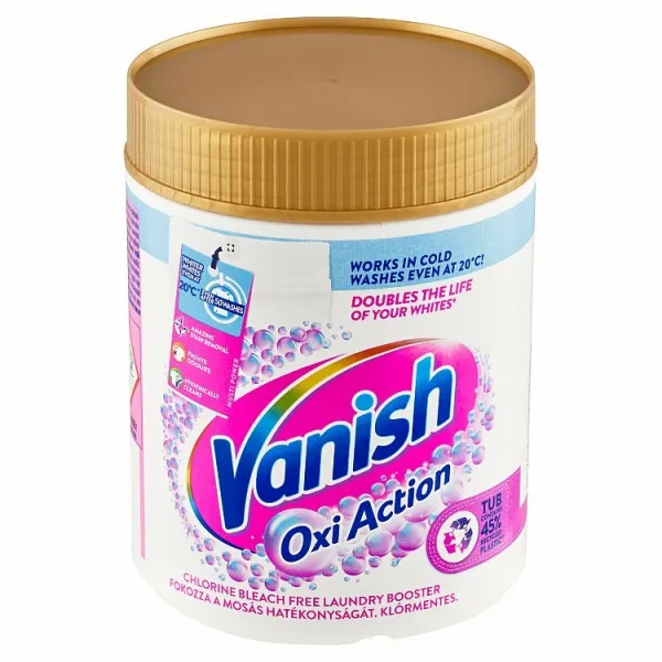 VANISH Oxi Action Prášok na bielenie a odstránenie škvŕn 470 g
