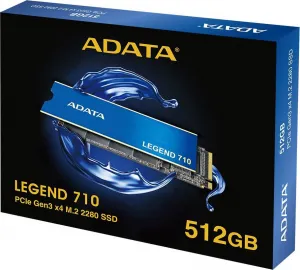A-Data ADATA SSD 512GB LEGEND 710 PCIe Gen3x4 M.2 2280 (R:2400/ W:1800MB/s)