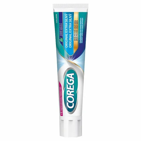 Corega Original extra silný fixačný krém na zubné náhrady 70 g 1ks