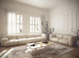 Koberec Agnella Isfahan Renzo béžový / sivý