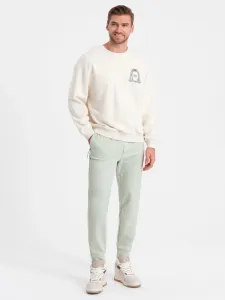 Pánske trendy tepláky mätové