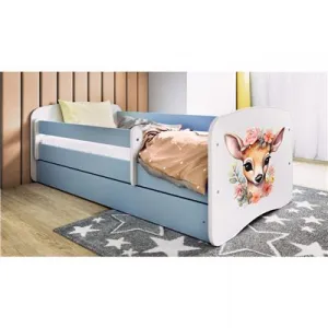 Kocot kids Dětská postel Babydreams Koloušek modrá, variant 80x180, se šuplíky, s matrací