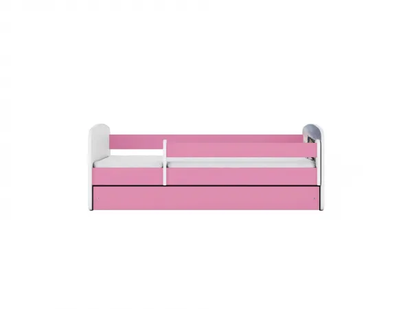Kocot kids Detská postieľka Babydreams bežiaci koník ružová, variant 70x140, se šuplíky, s matrací