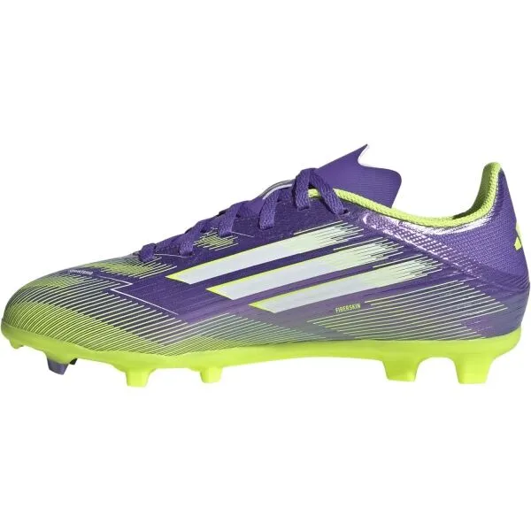 adidas F50 LEAGUE FG/MG J Detské kopačky, fialová, veľkosť
