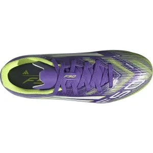 adidas F50 LEAGUE FG/MG J Detské kopačky, fialová, veľkosť
