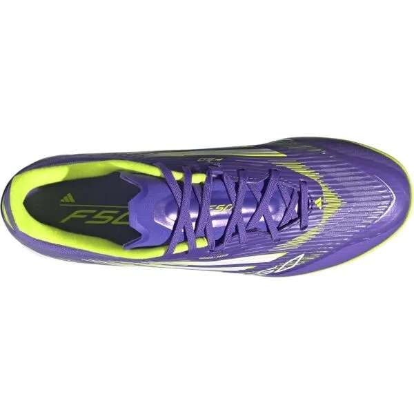 adidas F50 LEAGUE IN J Detská halová obuv, fialová, veľkosť 42
