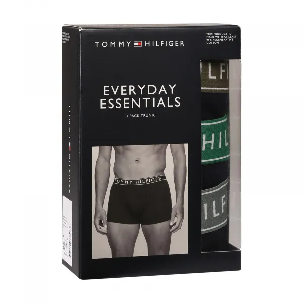 3PACK pánske boxerky Tommy Hilfiger čierne (UM0UM03457 0WK) M, trenky