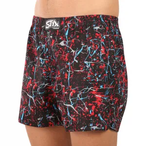 3PACK pánske trenírky Styx premium art klasická guma (3AP18458) M