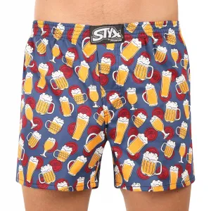 3PACK pánske trenírky Styx premium art klasická guma (3AP18458) M