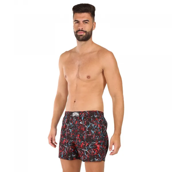 3PACK pánske trenírky Styx premium art klasická guma (3AP18458) M