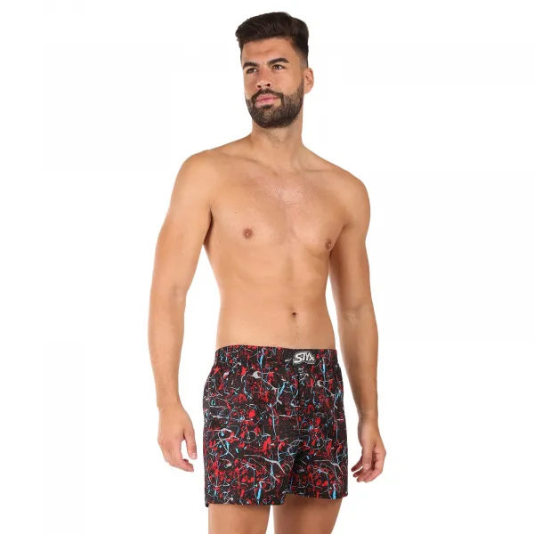 3PACK pánske trenírky Styx premium art klasická guma (3AP18458) M