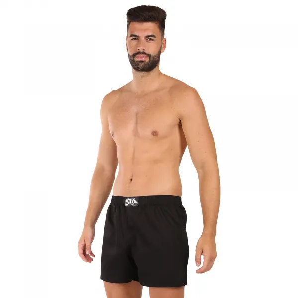 Pánske trenky Styx premium art klasická guma čierne (AP960) M, trenírky