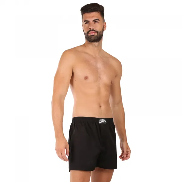 Pánske trenky Styx premium art klasická guma čierne (AP960) M, trenírky