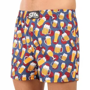 Pánske trenky Styx premium art klasická guma pivo (AP1855) M, trenírky