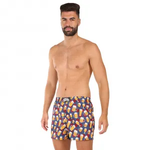 Pánske trenky Styx premium art klasická guma pivo (AP1855) M, trenírky