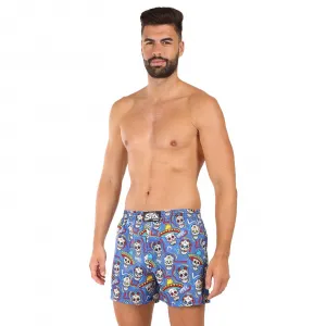 Pánske trenky Styx premium art klasická guma lebky (AP1856) M, trenírky