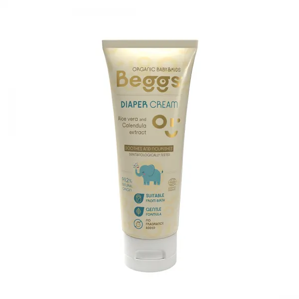 Beggs Diaper Cream krém na každodennú starostlivosť o zadoček 75 ml