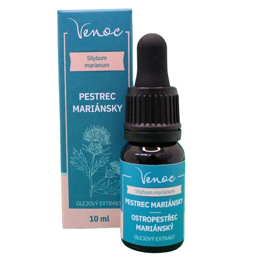 Pestrec mariánsky - Olejový extrakt bezalkoholová tinktúra Venoc 10ml