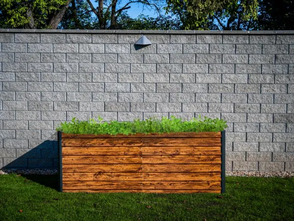 STREND PRO Garden Záhon Strend Pro Garden, 200x100x77cm, 3D dizajn drevo, kov, vyvýšený