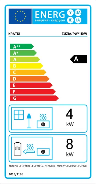 Kratki Zuzia 15 kW s dochladzovacou špirálou - krbová vložka s teplovodným výmenníkom ZUZIA/PW/15/W