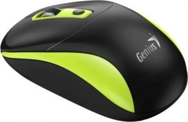 Myš bezdrátová, Genius NX-7123, černo-zelená, optická, 1200DPI
