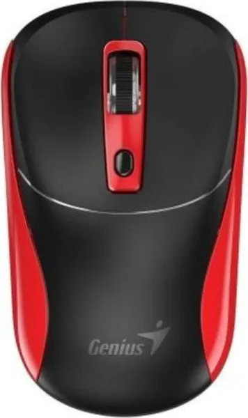 Myš bezdrátová, Genius NX-7123, černo-červená, optická, 1200DPI