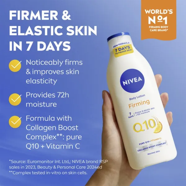 NIVEA Q10 Firming spevňujúce telové mlieko 400 ml