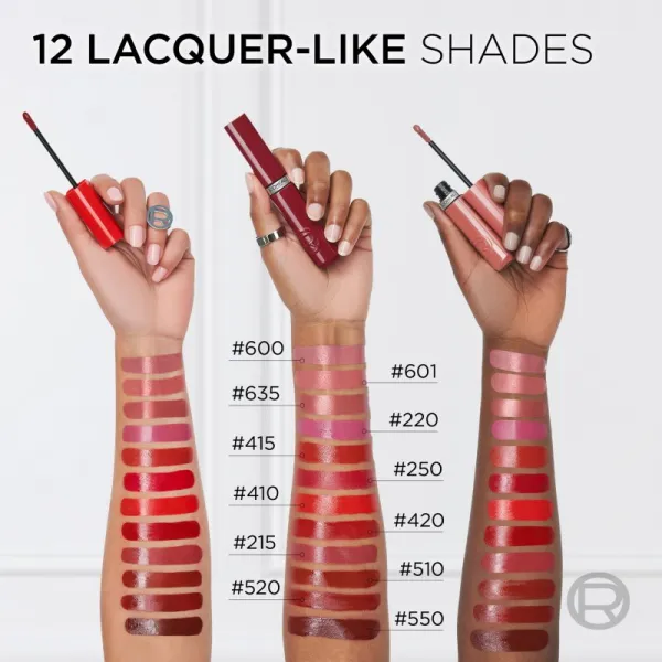 L’Oréal Paris Infaillible Laque Resistance dlhotrvajúci tekutý rúž dodávajúci hydratáciu a lesk odtieň 215 Drunk in Rose 4.3 ml