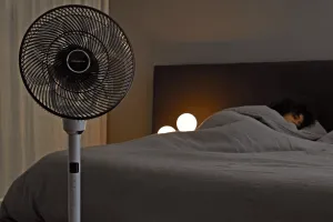 Stojanový ventilátor Rowenta Turbo Swift Silence QV5040F0 Čierny/Biely