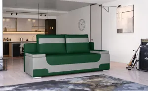 Eltap Rozkládací pohovka AREA 200 cm Monolith 37/Monolith 84 tmavě zelená/šedá