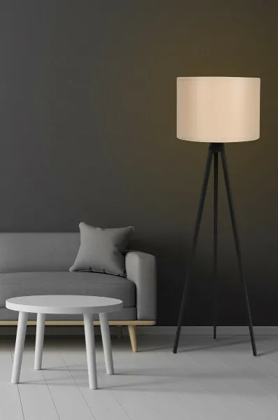 Stojacia lampa Tripod Cream Black 115