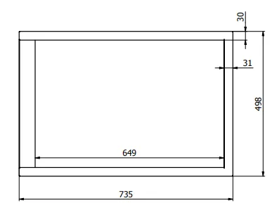Rámik M30 - DEFRO HOME IMPULS SM BL/BP