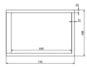 Rámik M30 - DEFRO HOME IMPULS SM BL/BP