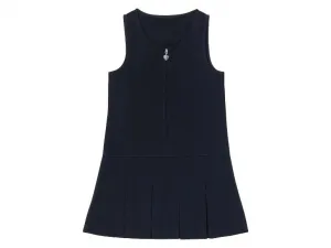 Dievčenské šaty, 2 kusy (navy modrá, 122)