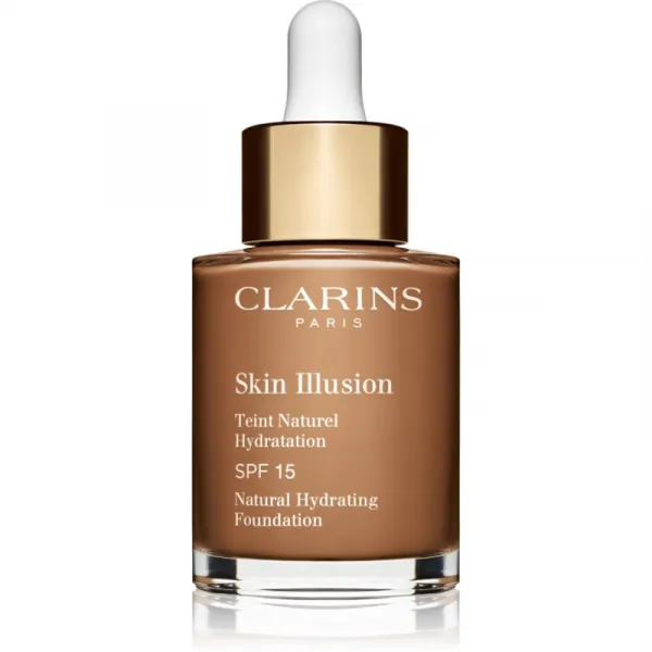 Clarins Skin Illusion Natural Hydrating Foundation rozjasňujúci hydratačný make-up SPF 15 odtieň 115 30 ml
