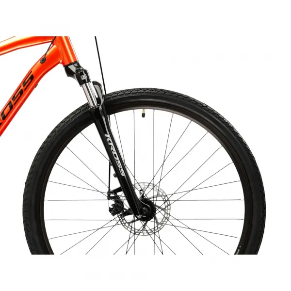Kross EVADO 3.0 28" - model 2025 oranžová/čierna/lesk - L (21", 178-190 cm)