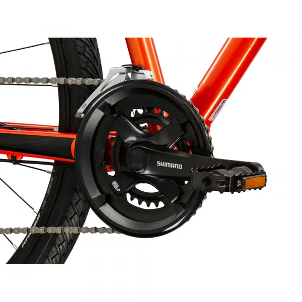 Kross EVADO 3.0 28" - model 2025 oranžová/čierna/lesk - L (21", 178-190 cm)