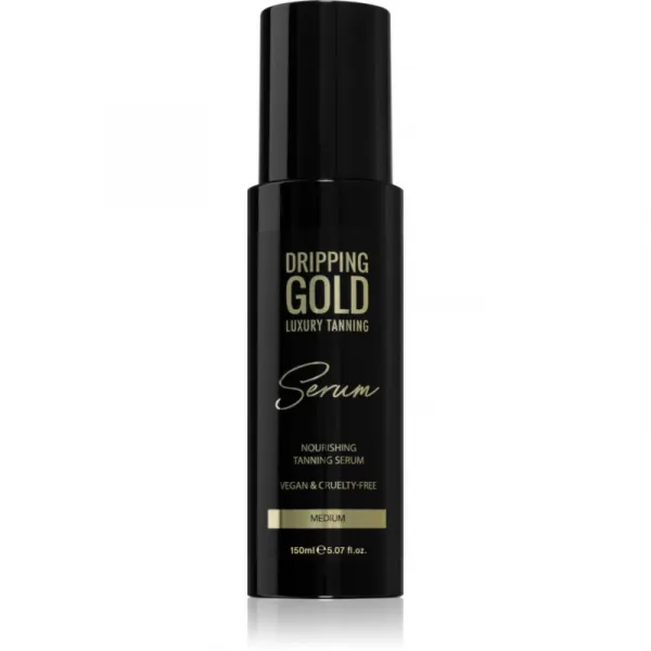 Dripping Gold Luxury Tanning Serum samoopaľovací prípravok na telo a tvár odtieň Medium 150 ml