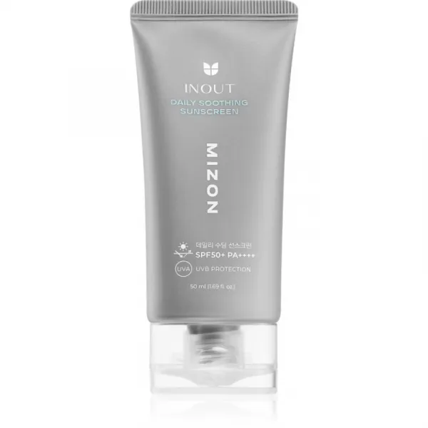 Mizon Inout Daily Soothing Sunscreen ultraľahký ochranný fluid s upokojujúcim účinkom SPF 50+ 50 ml