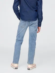 Modré chlapčenské slim fit džínsy Gap