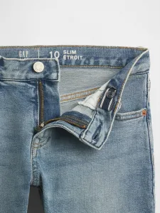 Modré chlapčenské slim fit džínsy Gap