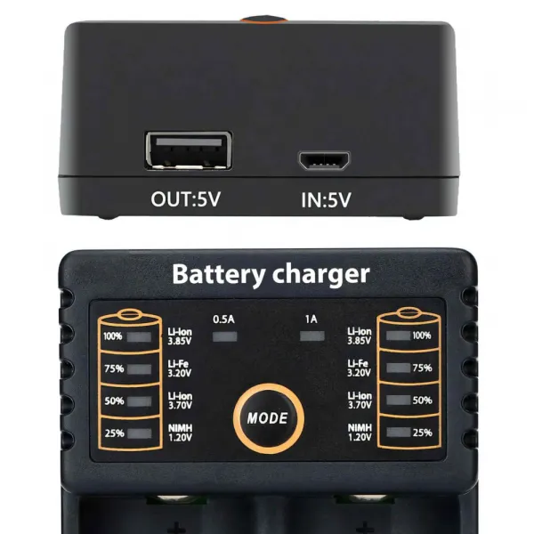 MG Battery Charger nabíjačka batérií Li-ion / A / AA / AAA