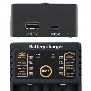 MG Battery Charger nabíjačka batérií Li-ion / A / AA / AAA