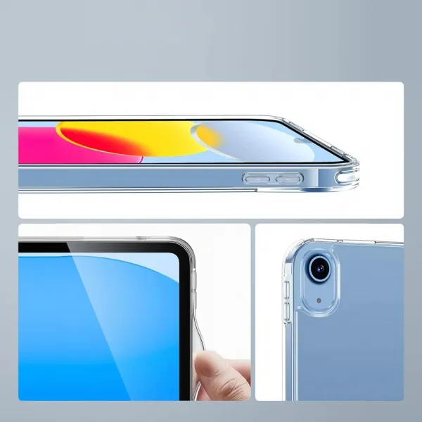 Tech-Protect Flexair Hybrid puzdro na iPad 10.9'' 10gen 2022 / 11'' 11gen 2025, priesvitné