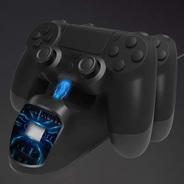 MG Charging Station V1 nabíjačka pre PS4, čierna