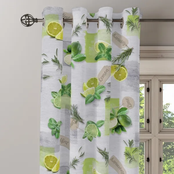 Záves dekoračný alebo látka, OXY Citróny 150 cm 150 cm