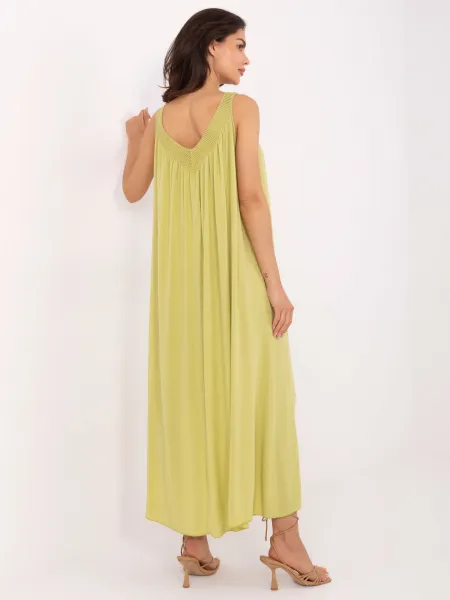 Dress-TW-SK-BI-L0125.52-lime green