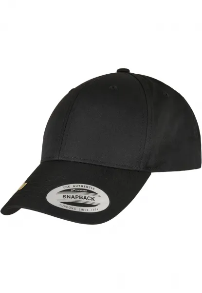 Recycled Poly Twill Snapback Black