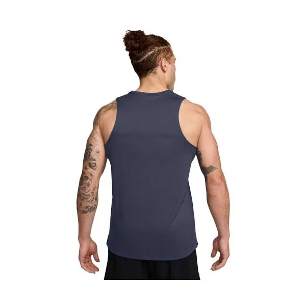 Nike MILER Pánske tielko, tmavo modrá, veľkosť