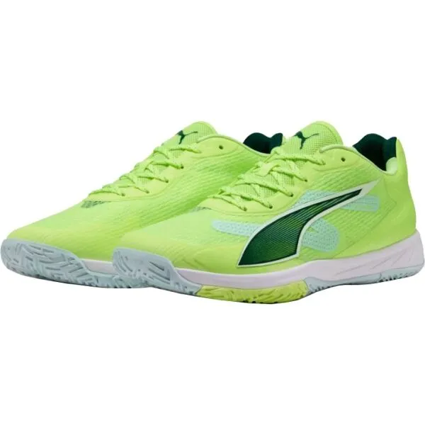 Puma ACCELERATE TURBO 4 Unisex obuv na hádzanú, reflexný neón, veľkosť 43